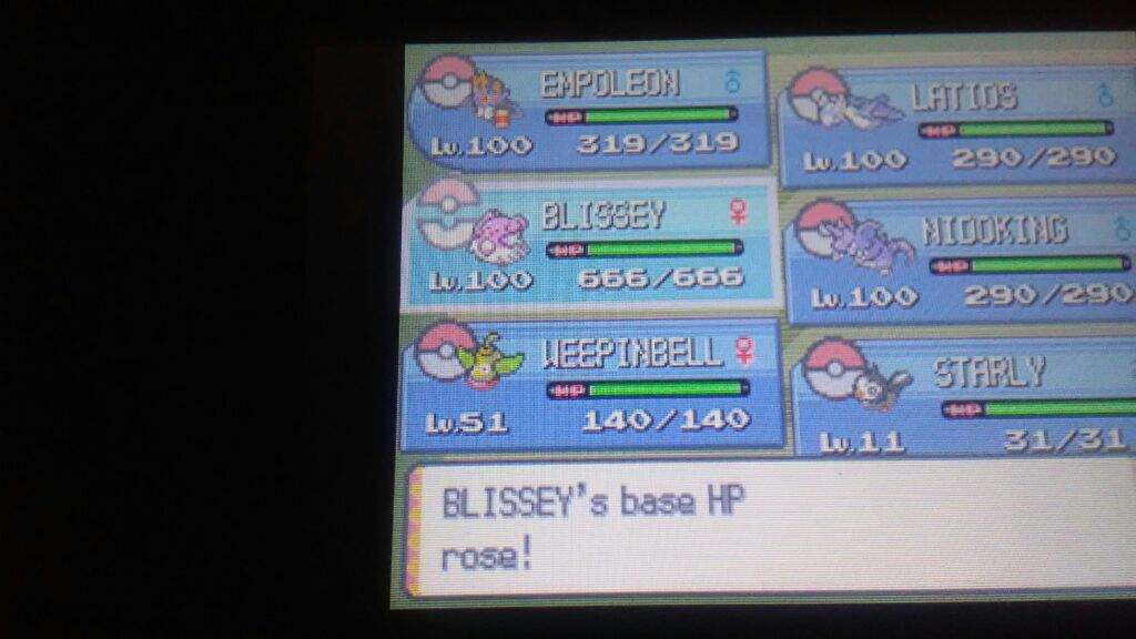 My Blissey from diamond 3 Pokémon Amino