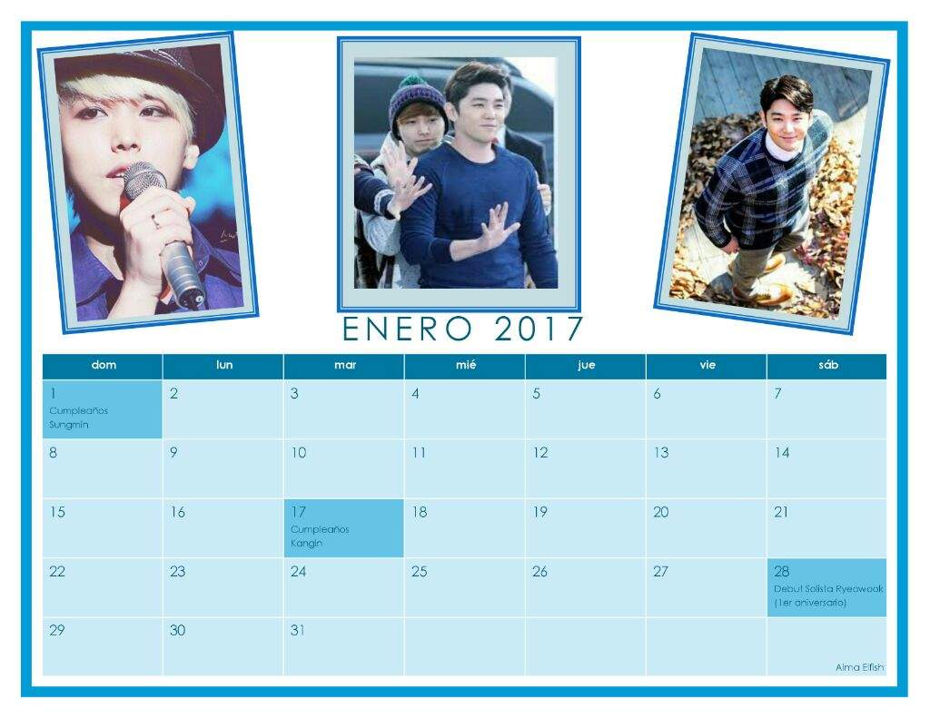 💙📆Calendario SuJu📆💙 • Super Junior • Español Amino