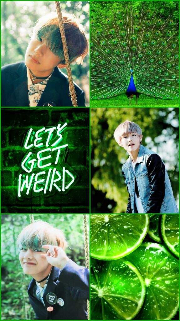 BTS Green aesthetic screensavers | ARMY's Amino