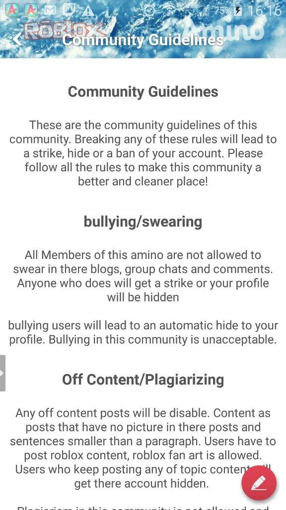 New Rules Are In Roblox Amino - roblox new rules