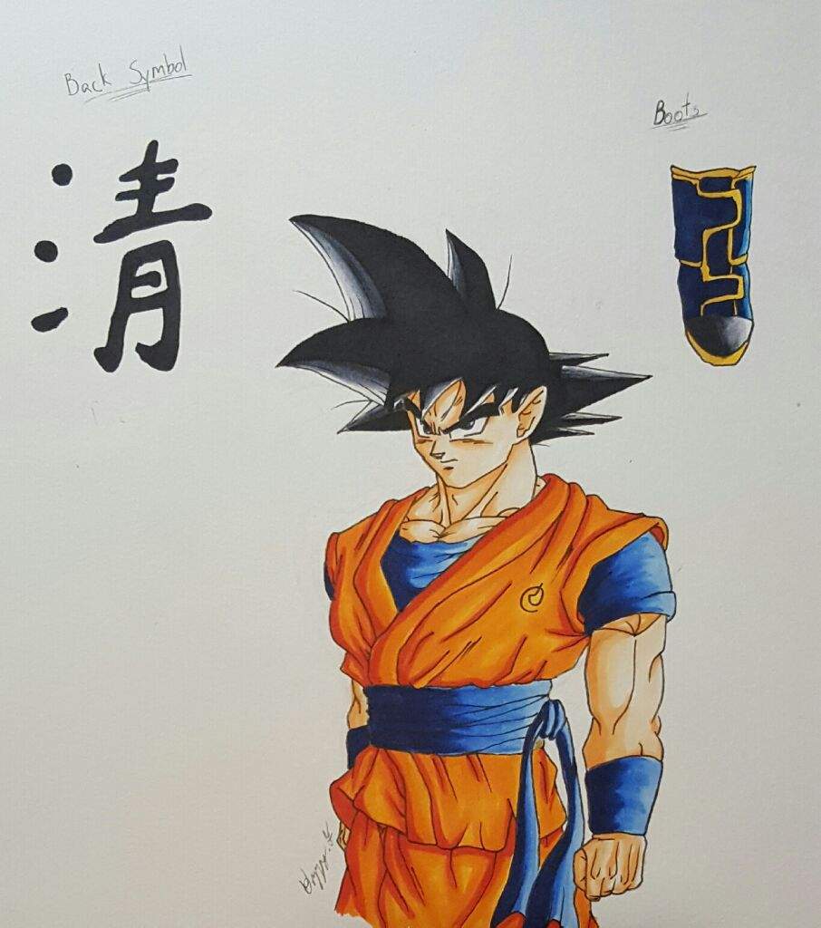 Goku Old and New Gi Combination Concept Art | DragonBallZ Amino