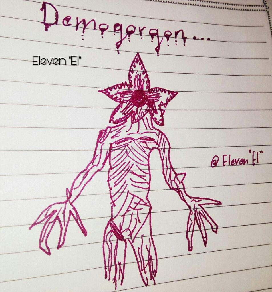 And I Draw The Demogorgon What Do You Think About My Draw