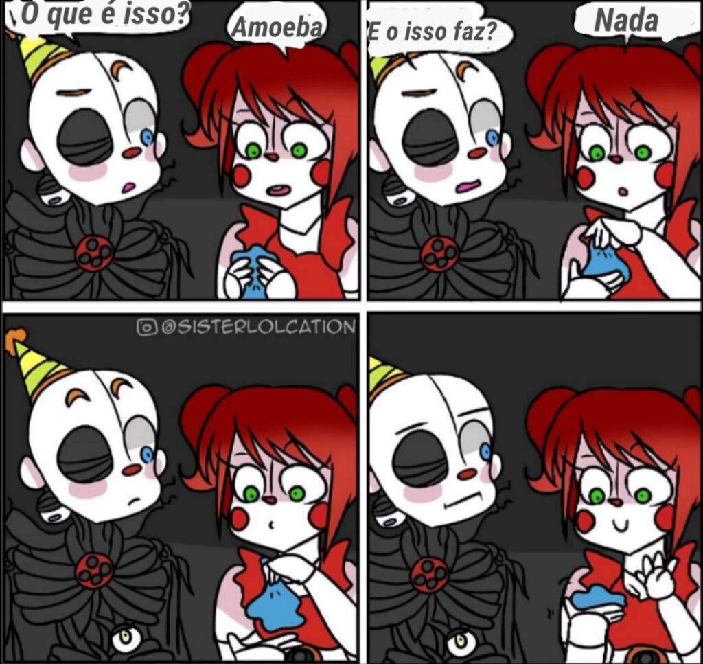 Mais Comics De Sister Location Five Nights At Freddys Ptbr Amino 3782