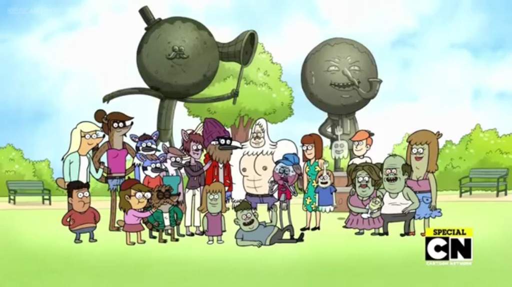 All regular show characters