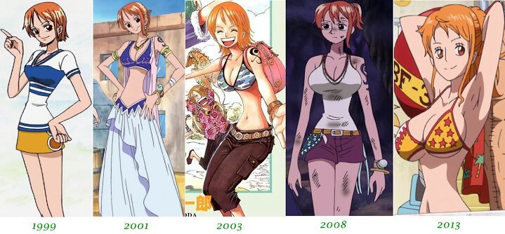 Evolução Da Nami One Piece Otanix Amino 