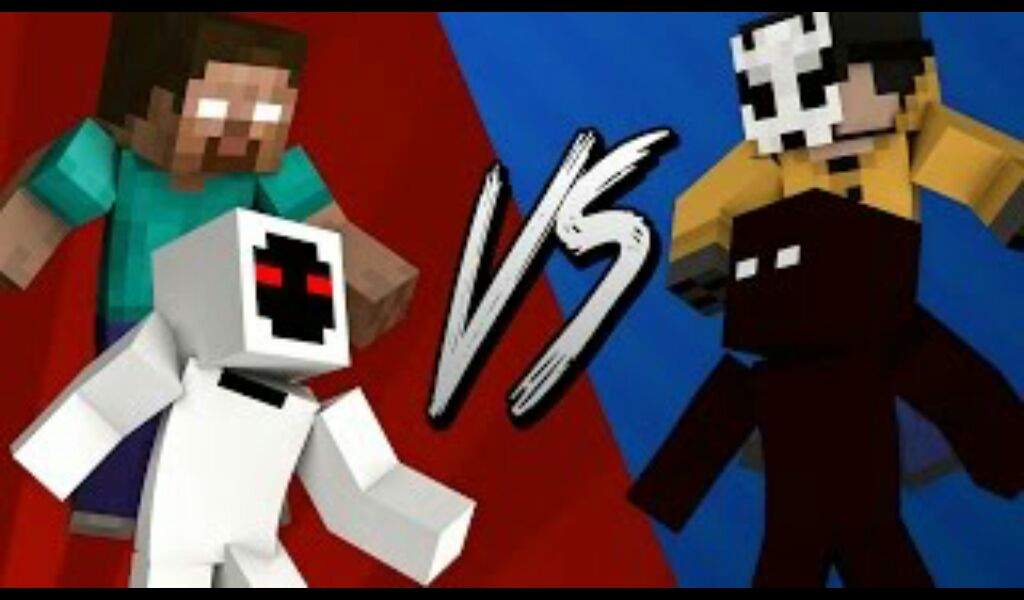 Pelea De Duplas Herobrine Y Entity 303 Vs Lick Y Null Minecraft Amino Crafters Amino