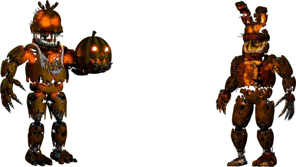 fnaf 4 halloween update characters
