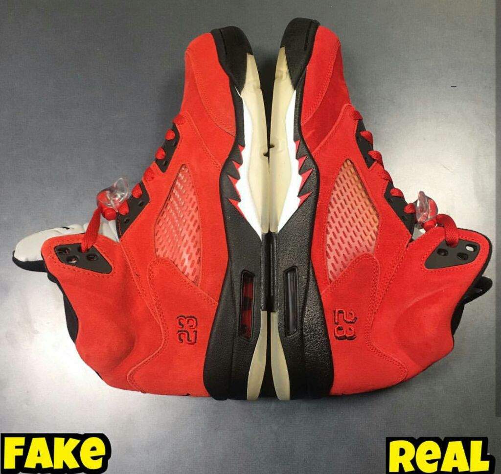 fake jordan 5 raging bull