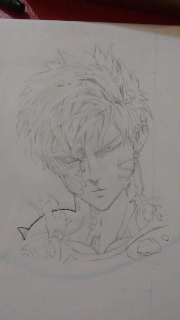 Dibujo de Genos One Punch Man. | •Anime• Amino