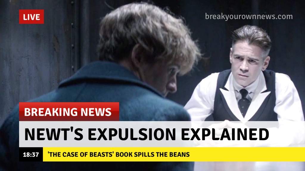 🗞THE TRUTH BEHIND NEWT SCAMANDER'S EXPULSION🗞 Harry Potter Amino