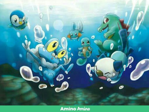 Turma dos Pokémons iniciantes aquáticos | Wiki | Pokémon Amino Em ...