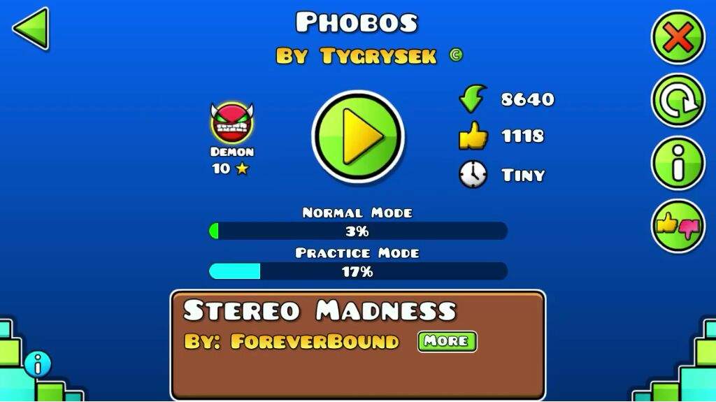 Phobos geometry dash на каком месте