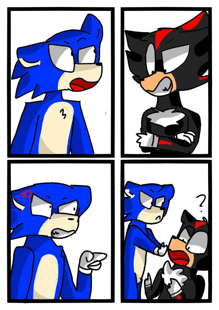 I'VE FOUND YOU FAKER! Fanmade Comic | Sonic The Hedgehog! Amino