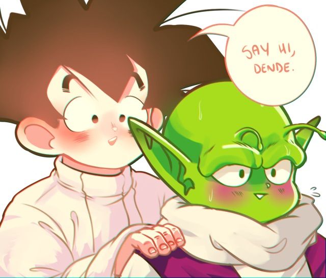 pic Gohan X Dende smol gohan and dende dragonballz amino