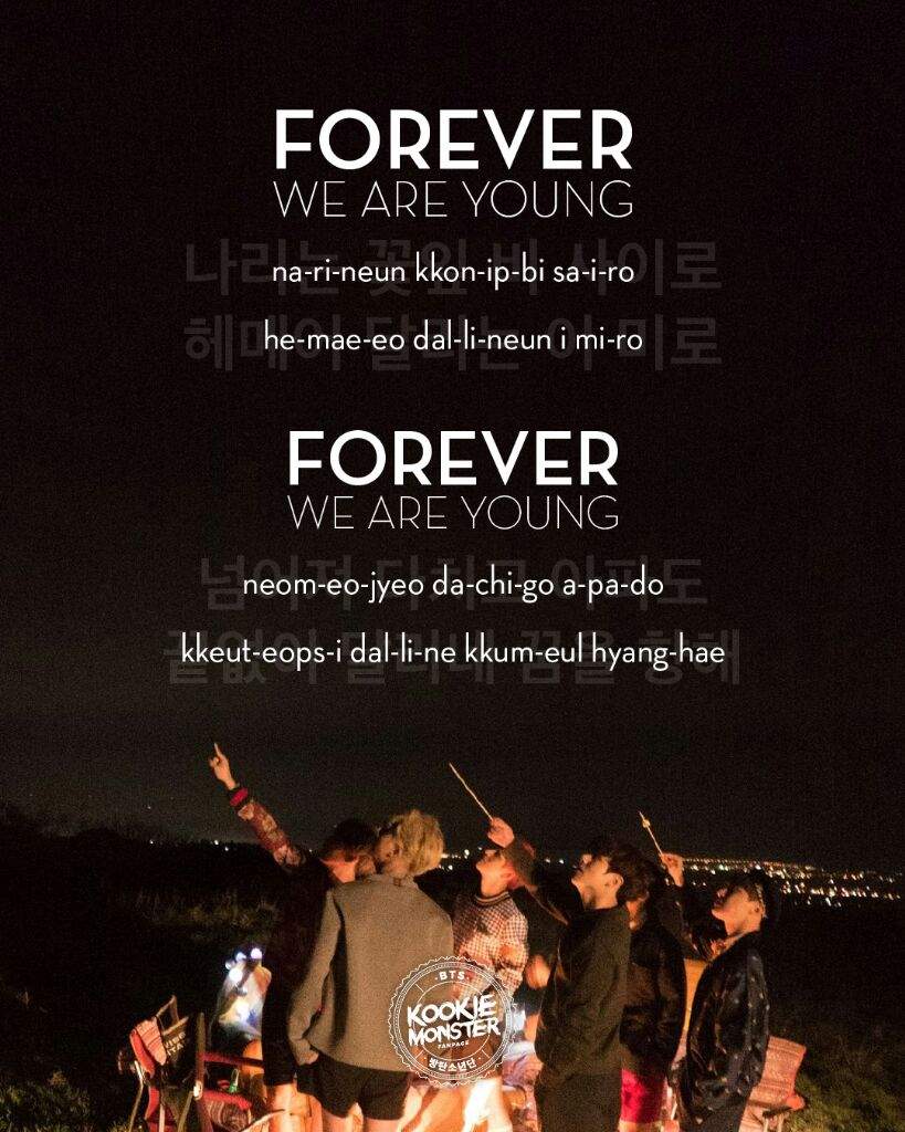 Young Forever Lyrics Army S Amino