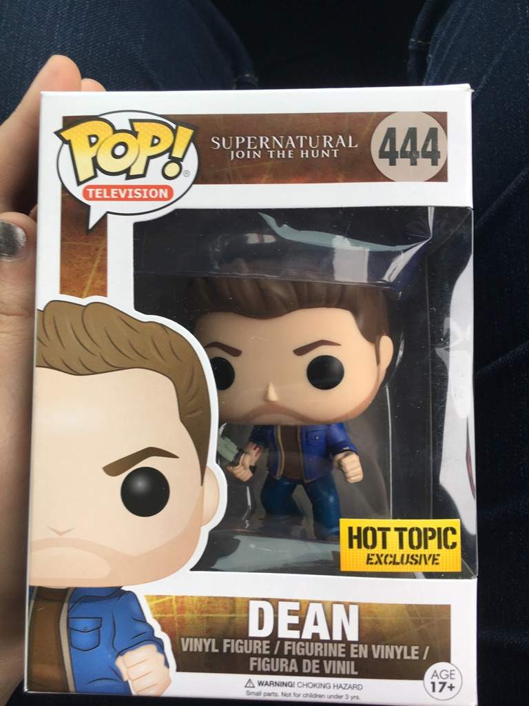 dean with first blade funko pop