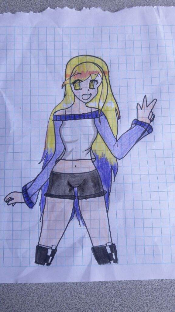 Dibujo de lyna anime | 💜Lyna Vallejos💜 Amino