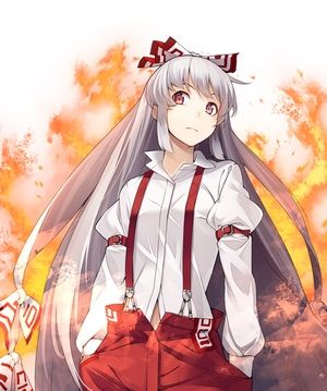 Character Analysis Fujiwara No Mokou Touhou Project Amino