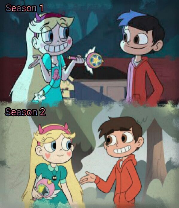 Season one vs season two [edits] | SVTFOE Amino