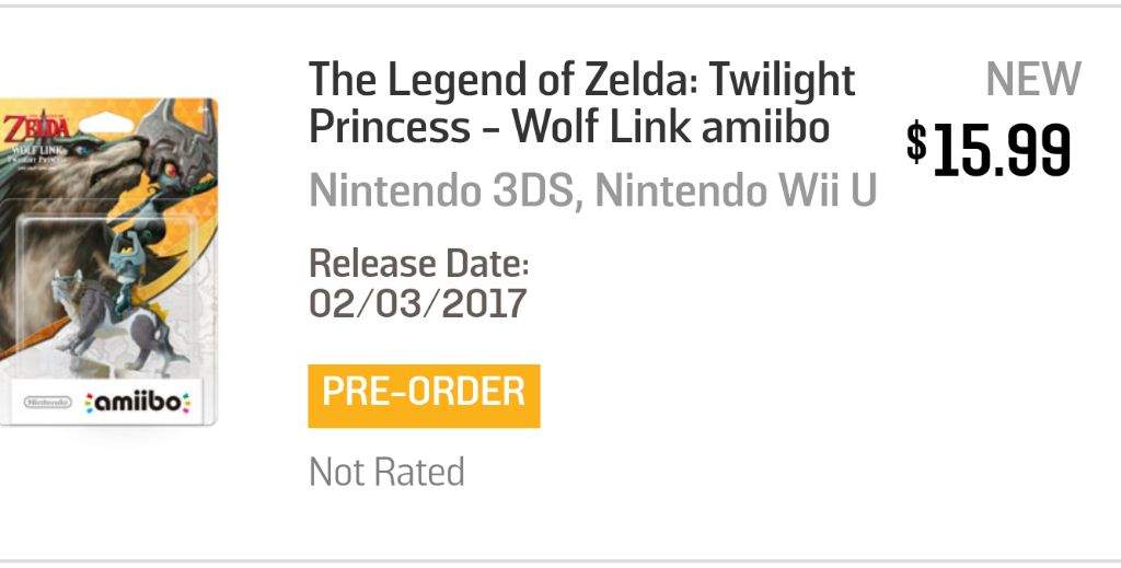 Wolf Link Amiibo Confirmed New Price For Botw Amiibo Zelda Amino