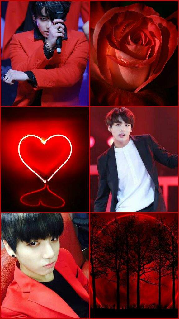 BTS red aesthetic screensavers | ARMY's Amino