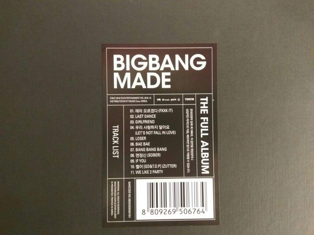 Bigbang Made Album Unboxing Gd Version Big Bang Amino Amino 