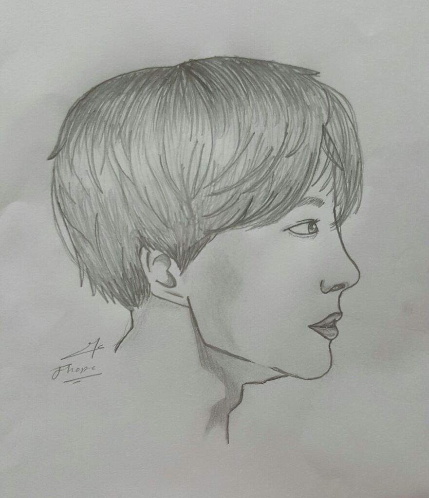 Jhope Sketch Step By Step ~ Pin De Halma D Bernabe Em Korean Love ...