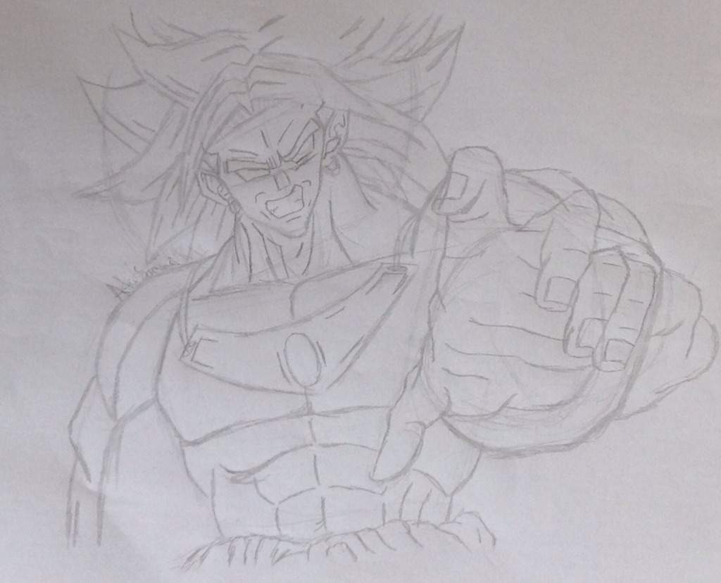 Drawing broly Legendary Super Saiyan | DragonBallZ Amino