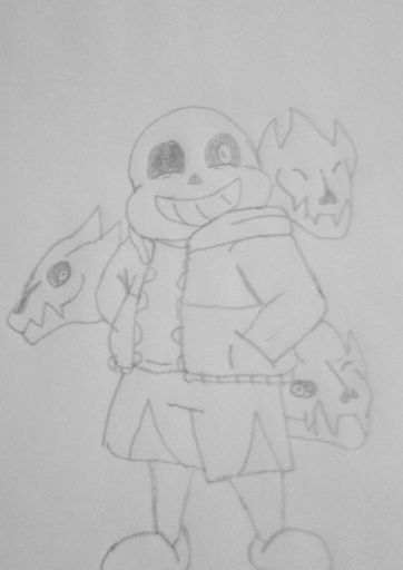 Para los fans de undertail un dibujo de sans | Arte & caos Amino