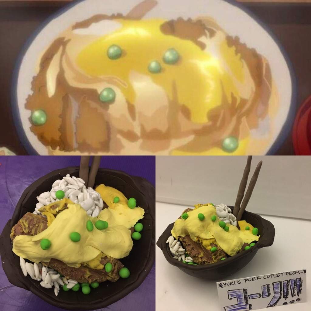 Pork Cutlet Bowl (Polymer Clay Edition) | Yuri On Ice Amino - Pork Cutlet Bowl Yuri On Ice Recipe