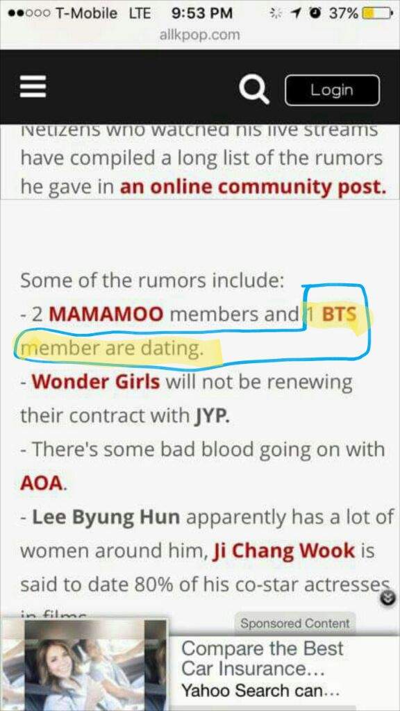 Mamamoo dating bts BTS Girlfriends:
