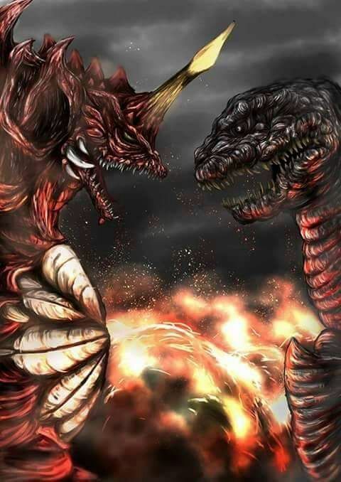 Similarities between Shin Godzilla and Destoroyah.