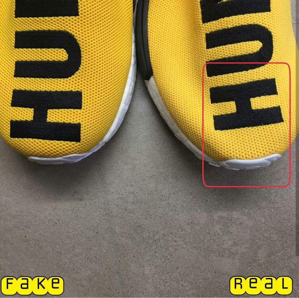 fake human race shoes