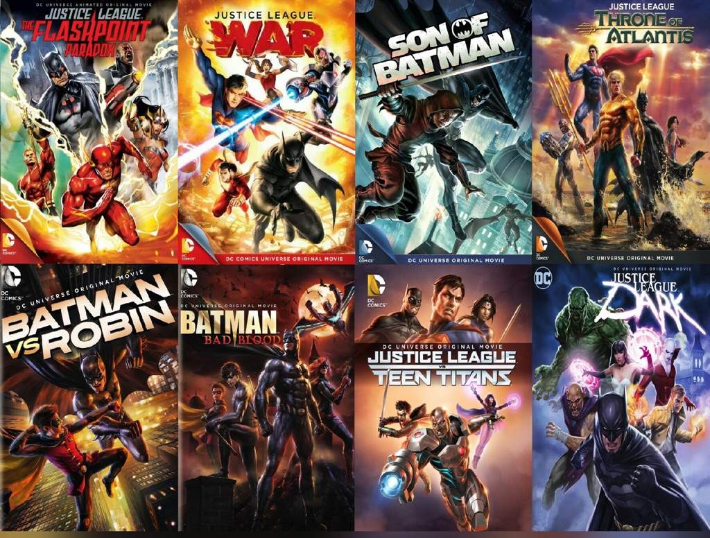 Las películas animadas de DC, así que hoy les traemos un orden recomendado  por nosotros para que puedan ver estas cintas. | •Cómics• Amino