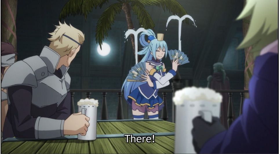 konosuba aqua water trick