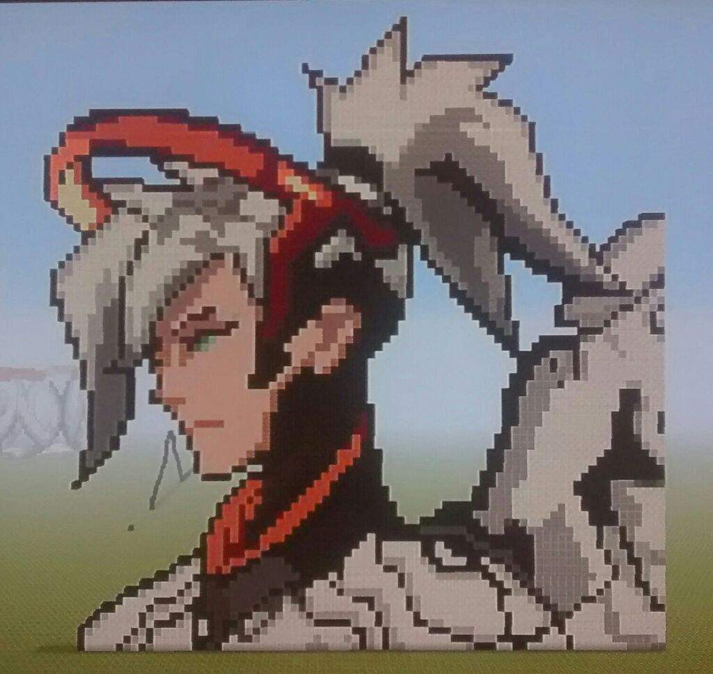 Mercy Pixel Art | Overwatch Amino