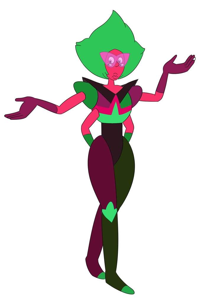 Anyolite Garnet and Peridot Fusion | Steven Universe Amino