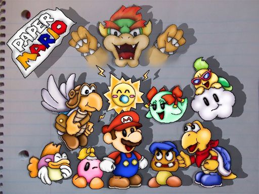 Paper Mario Quiz Prologue And Chapter 1.