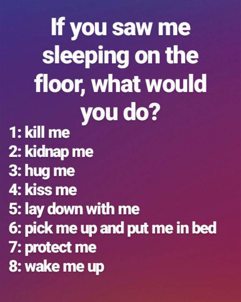 If I Was Sleeping What Would You Do Miraculous Amino