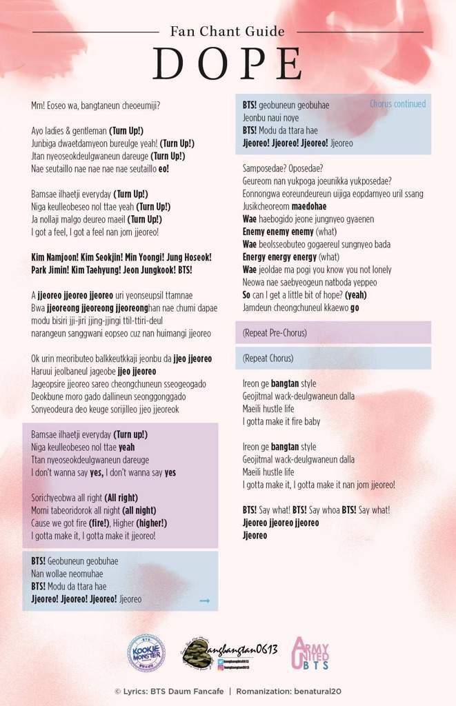 BTS Fanchants!!! ARMY's Amino