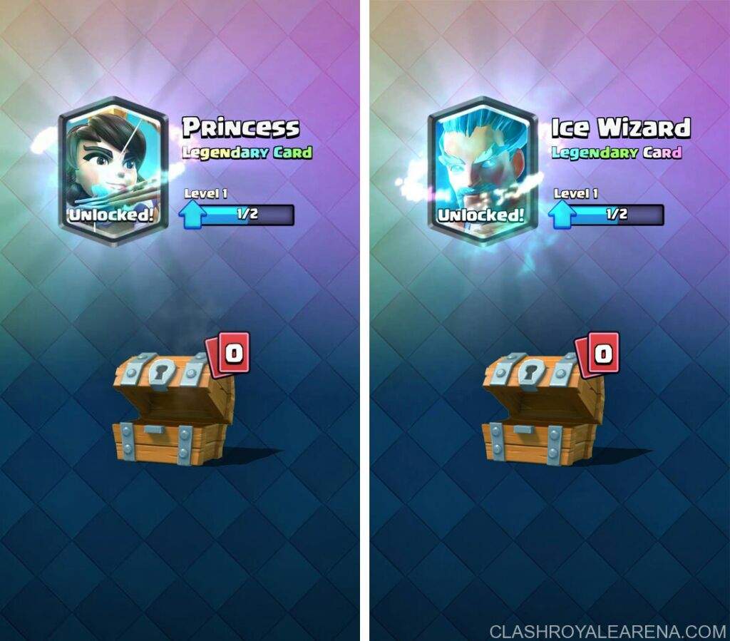 how do i get legendary cards in clash royale
