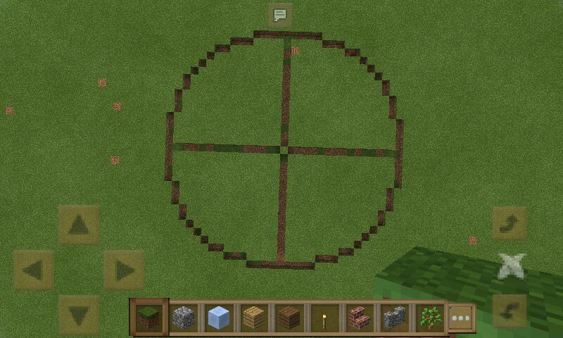 Como hacer un círculo en minecraft