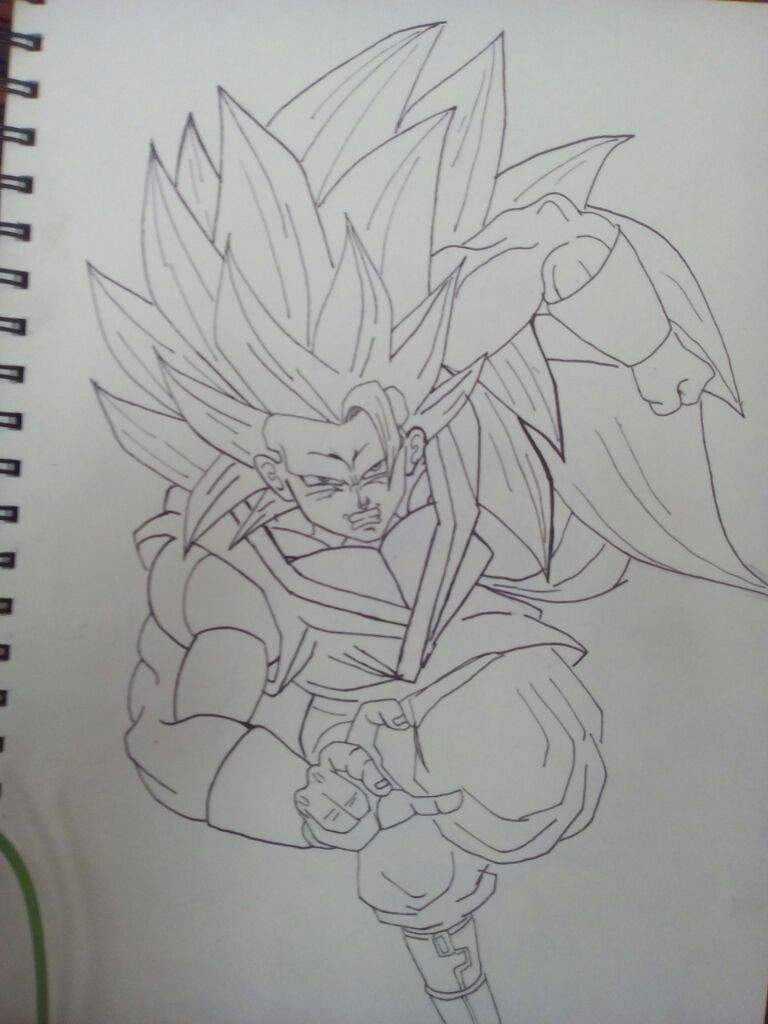 Dibujo Goku ssj 3 blue | DRAGON BALL ESPAÑOL Amino