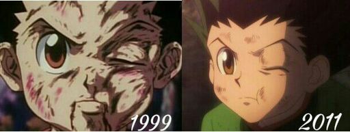 مقارنة نسخة HxH 2011 VS HxH 1999 | امبراطورية الأنمي Amino