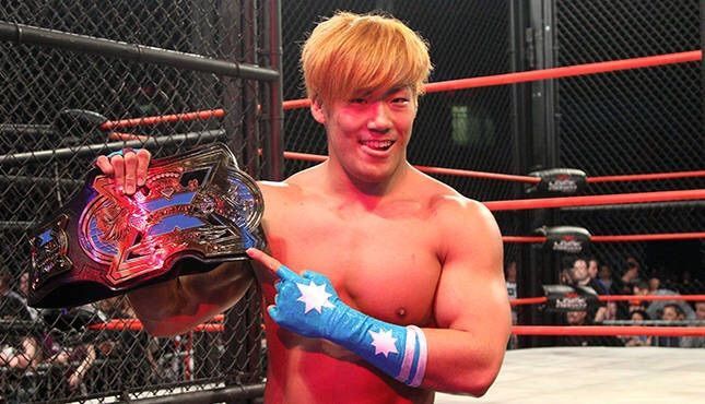 Image result for seiya sanada wins openweight title