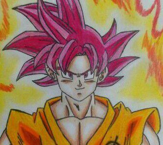 Drawing Goku SSJ God | DragonBallZ Amino