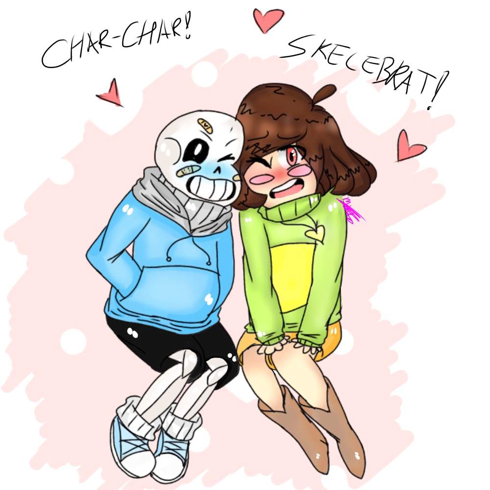 Sans x chara 18 картинки