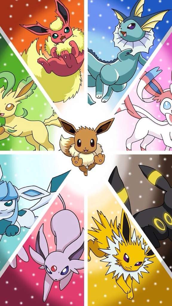 Evve and evve evoltions | Pokémon Amino