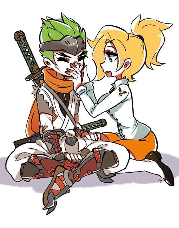 Mercy x Genji | Overwatch Amino