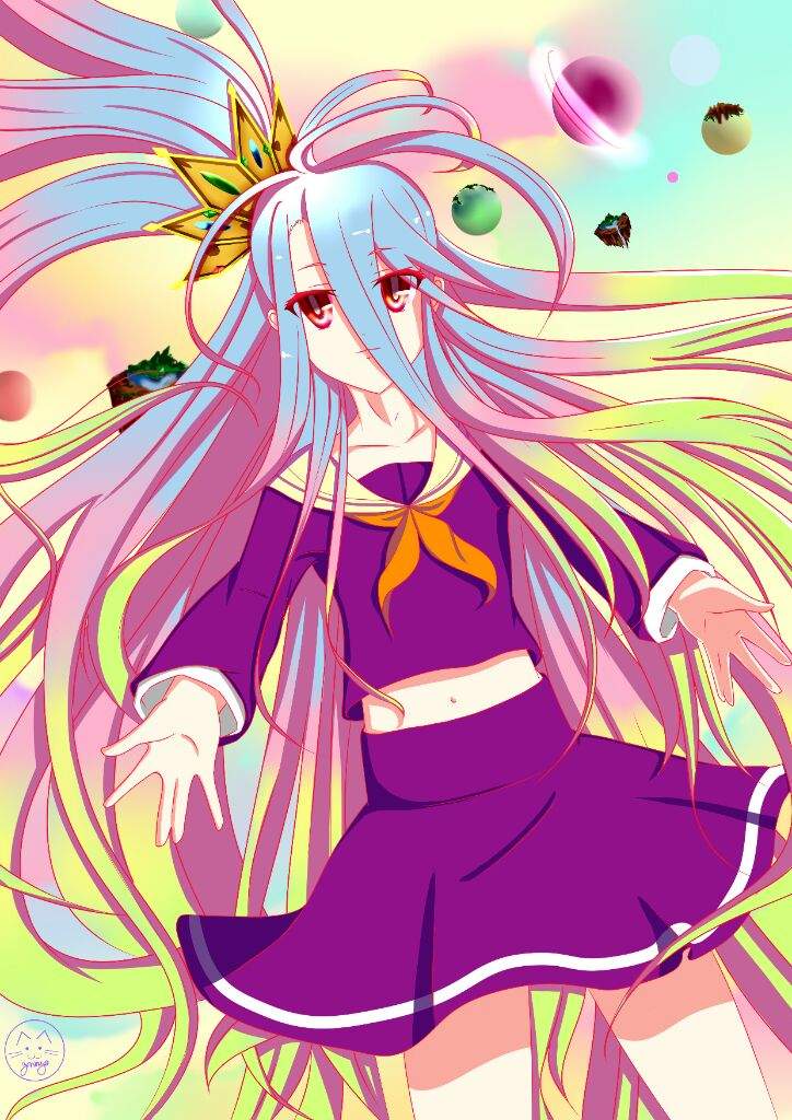 No Game No Life: Shiro Fanart.